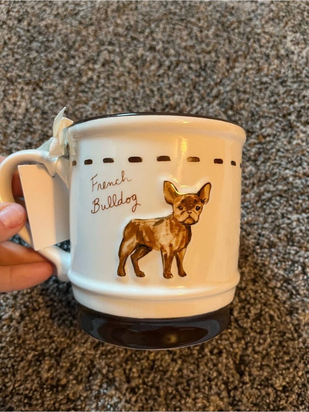 Dwell French Bulldog mug